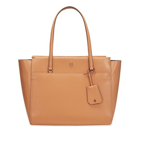 *NWT* TORY BURCH | Parker Large Tote | Cardamom/Royal Navy - Picture 1 of 14